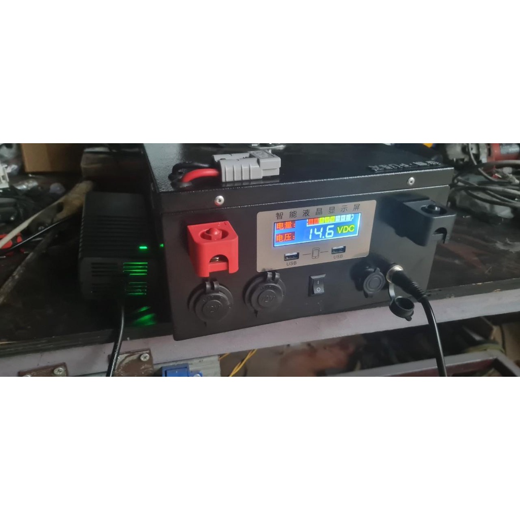 Bình Pin Lithium 12V-150AH Dung lượng thực CÓ LED hiển thị - 150AH NEW.