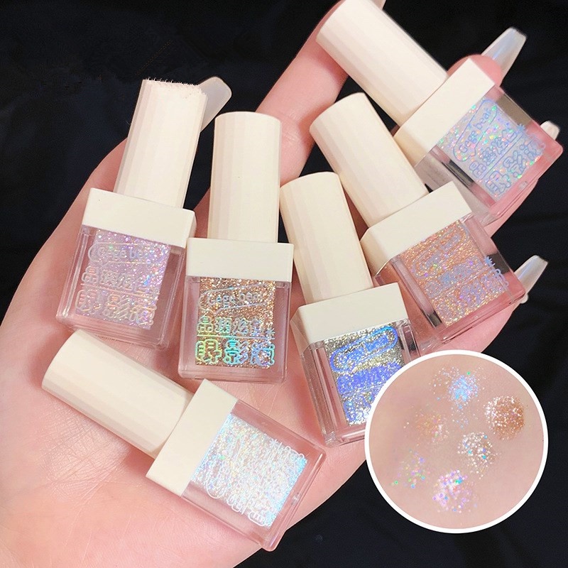 Phấn Mắt Dạng Lỏng Gege Bear Tông Nhũ Ngọc Trai Chống Nước Lâu Trôi 6 Màu Tùy Chọn