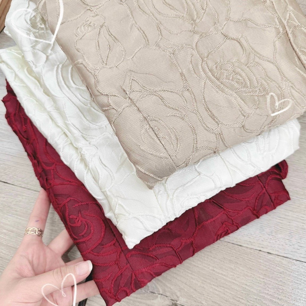 SET ÁO DÀI GẤM CÁCH TÂN 2 MÀU