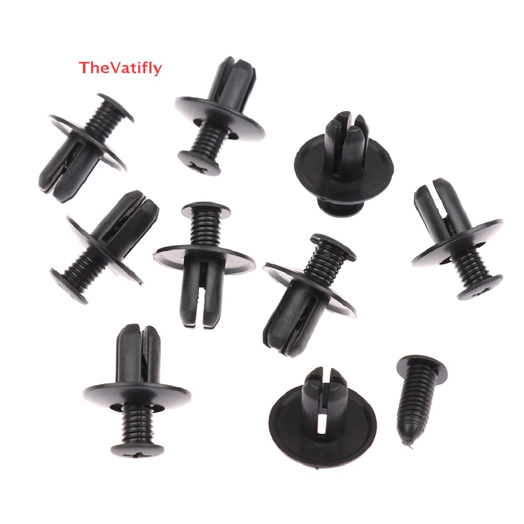 Set 100 Đinh Tán Nhựa 8mm Chuyên Dụng Cho Cửa Xe Hơi