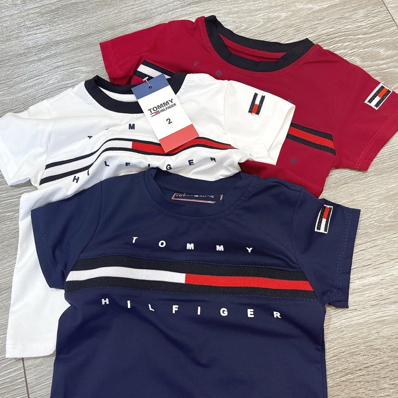 set 3 áo phông cộc tay tommy cho bé
