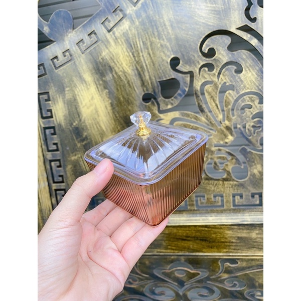 Set Khay Mức 6 Ngăn Vàng