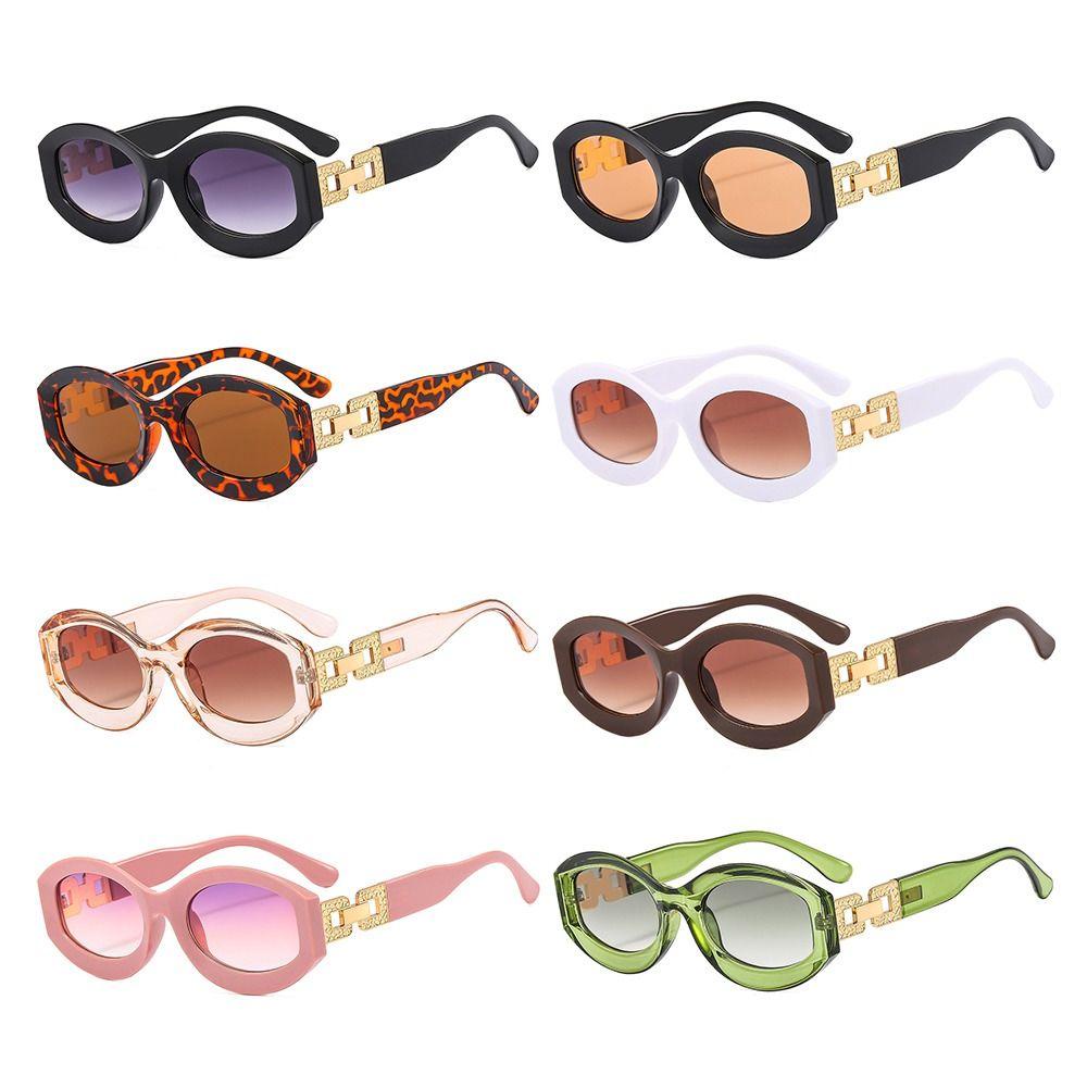 Kính Mát Gọng Oval Phong Cách Hip hop Thời Trang