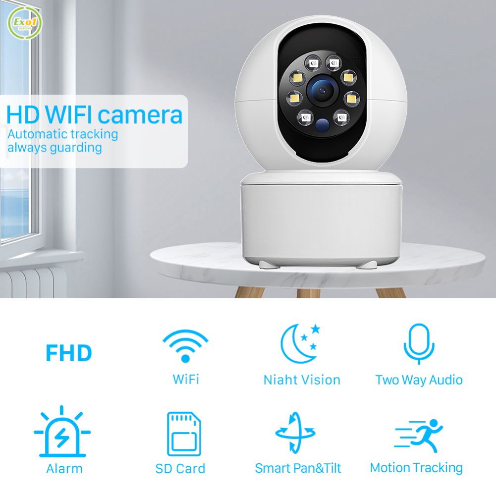 Camera Mini 360 Kết Nối Với Điện Thoại Camera Giấu Kín Camera Vlog Mini Camera Ip Máy Tính Màn Hình 4K _ Exo1