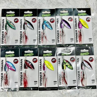 Mồi câu Lure cá sắt Spinner Toman