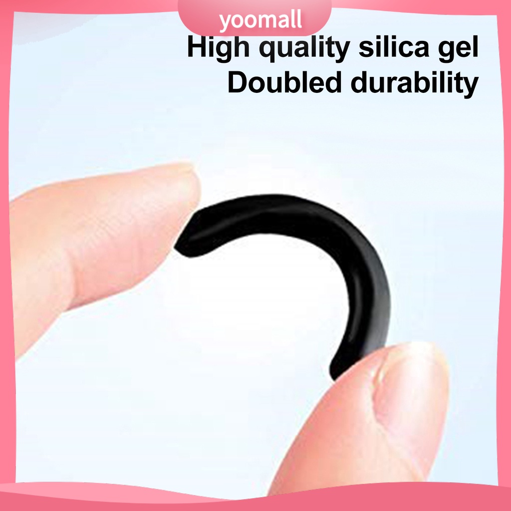 Set 6 Miếng Đệm Silicon Màu Đen Thay Thế Hỗ Trợ Uốn Cong Lông Mi Chuyên Nghiệp