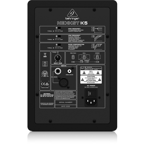 K5 Loa Kiểm Âm Phòng Thu Liền Công Suất 150w Behringer - Loa Monitor 5" Studio Behringer -Giá 1 Loa