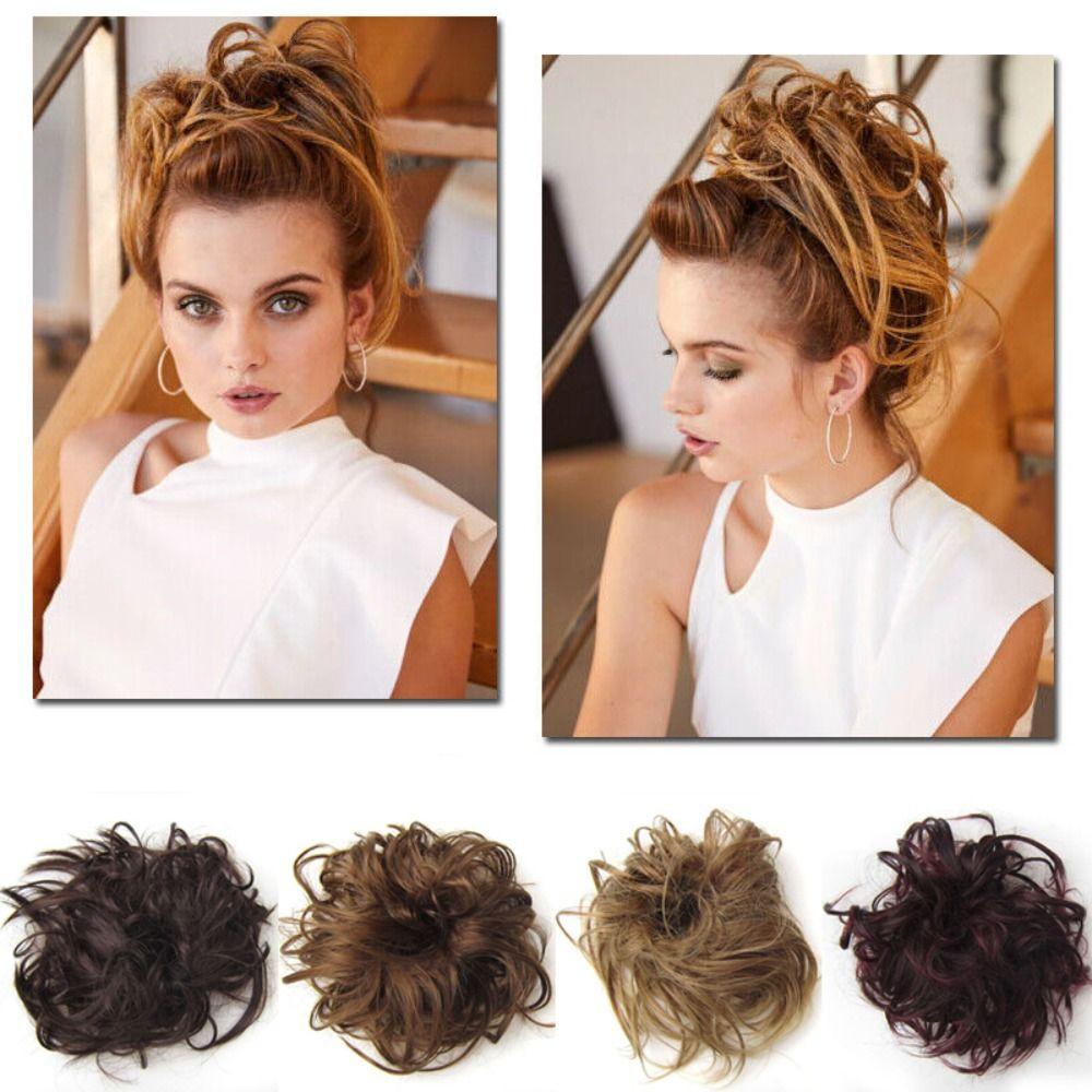 Búi Tóc Giả Tròn Chăm Sóc Tóc Cho Nữ