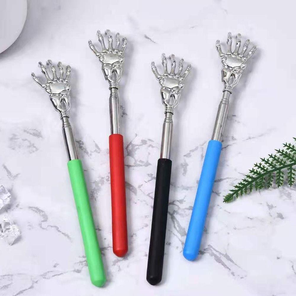 Cleoes máy cào lưng có thể mở rộng thư giãn phụ nữ bằng thép không gỉ kính viễn vọng ngứa người đàn ông cào lưng scraper