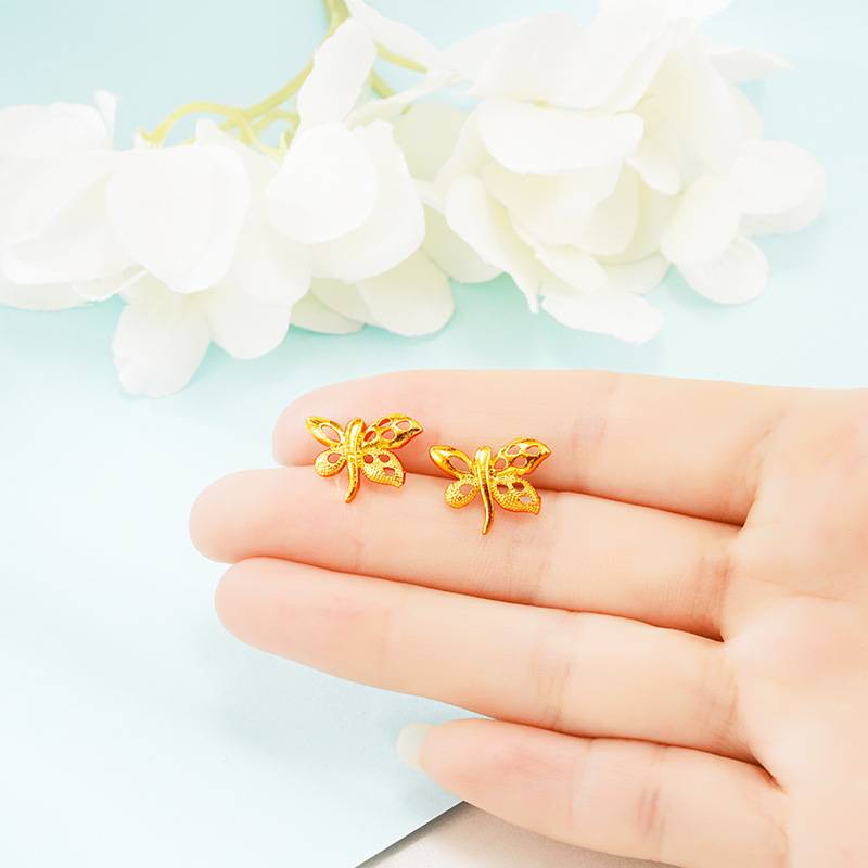 Bông Tai Hình Hoa Và Bướm Thời Trang Cho Nữ