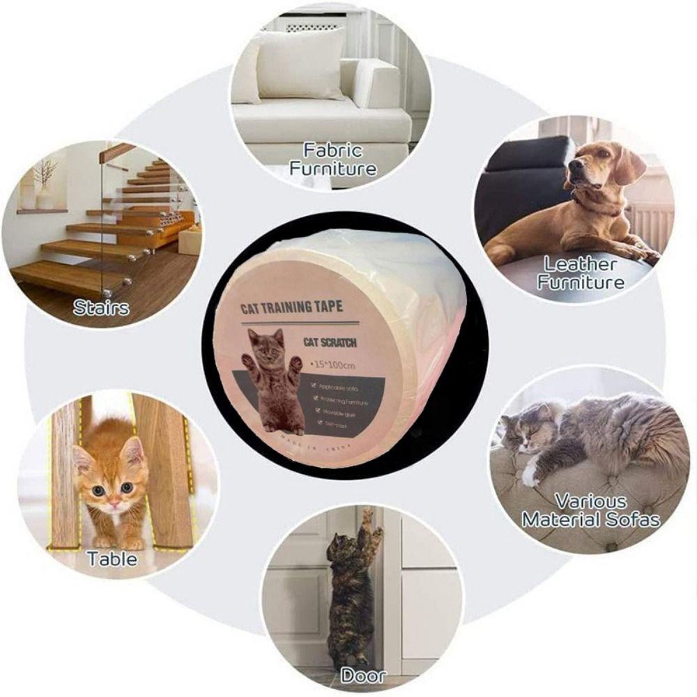 Miếng Dán Dày Trong Suốt Chống Trầy Xước Bền Bỉ Dành Cho Mèo Cưng