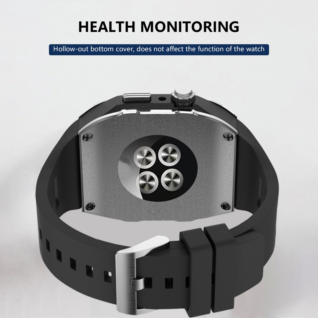 Dây Đeo Đồng Hồ Bằng Hợp Kim Sang Trọng Cho iWatch 8 7 6 5 4 3 44mm 45mm