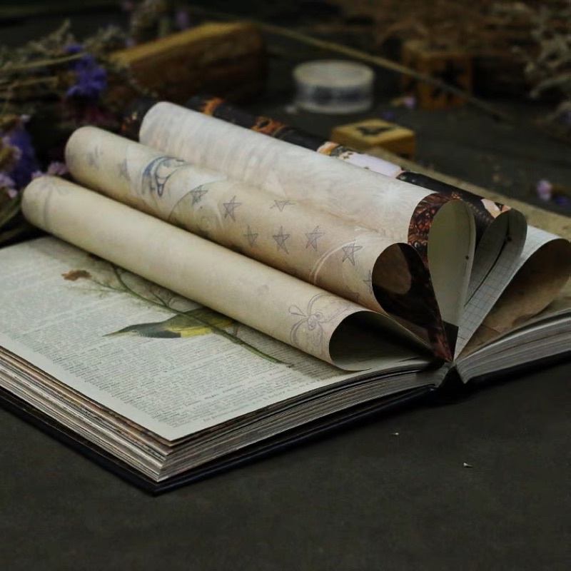 Sổ Tay Journal A5 256 Trang Bìa Cứng Mạ Vàng Phong Cách Cổ Điển Nghệ Thuật Gothic Châu Âu Cô Gái Và Bướm Sang Trọng