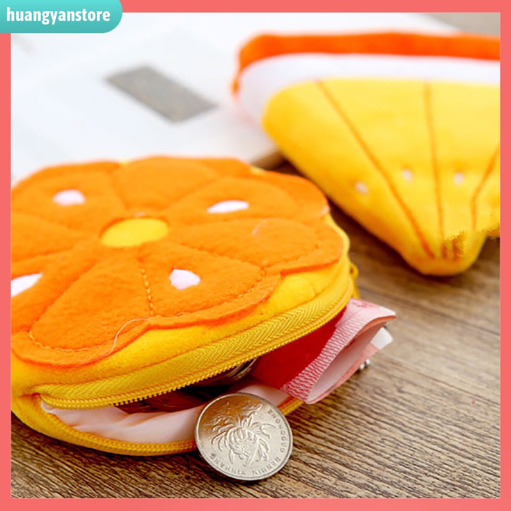 Móc Khóa Quả Cam / Dưa Hấu Nhồi Bông Đáng Yêu