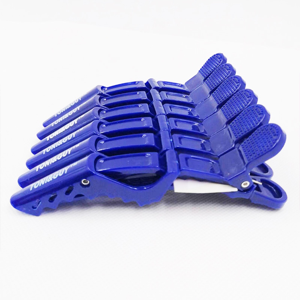 Set 6 Kẹp Tóc Mỏ Vịt Bằng Nhựa Nhiều Màu Sắc