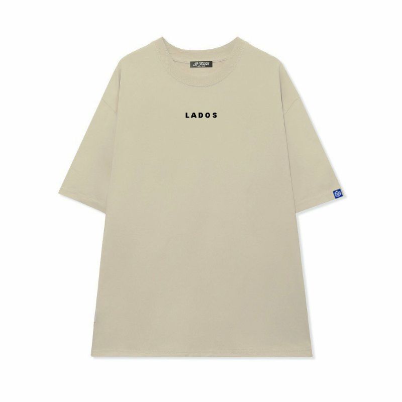 Áo thun tay lỡ cặp UNISEX in nổi silicon LADOS