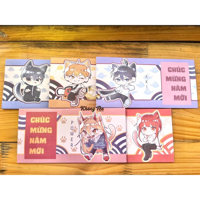 Bao lì xì anime Chainsaw Man