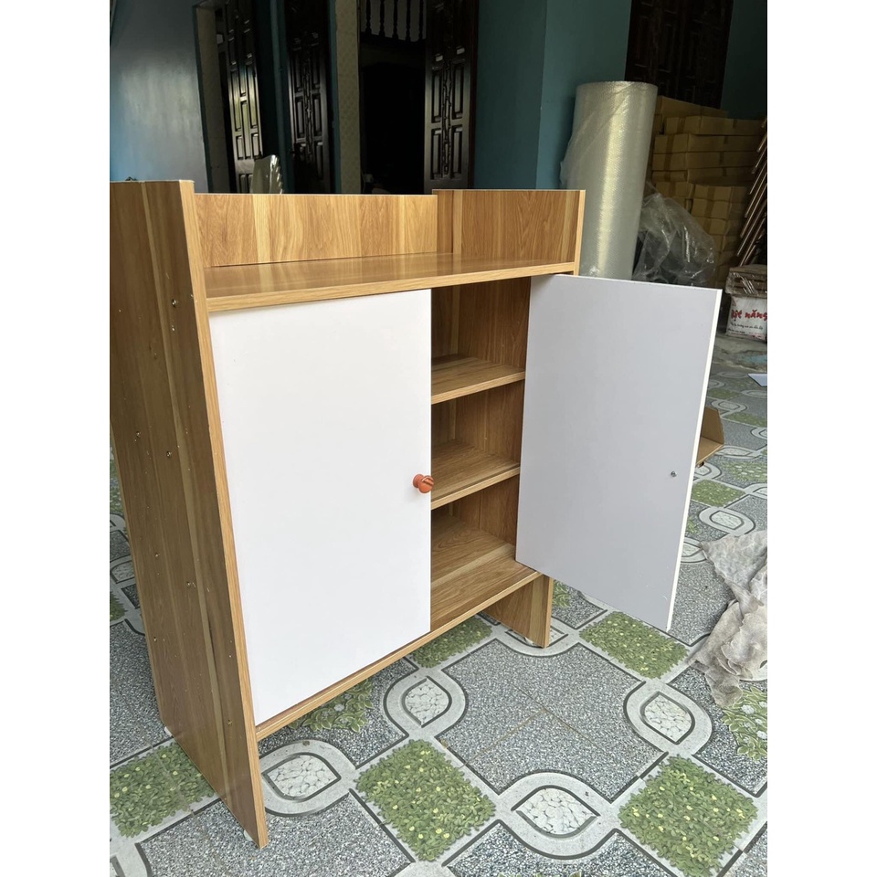Kệ Giày Cây - Kệ Giày Gỗ Có Ngăn Kéo 7 - 8 Tầng