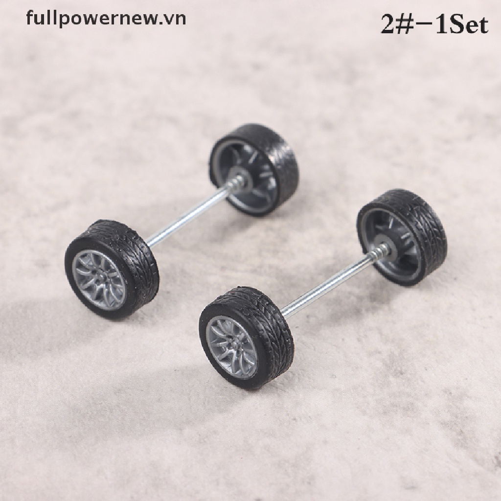 1 Bộ Bánh Xe Cao Su Tỉ Lệ 1: 64 Dành Cho Xe Hơi Đồ Chơi
