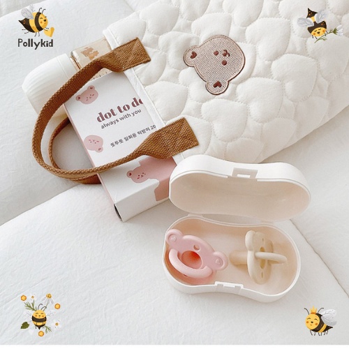 Túi Xách Bỉm Sữa, Túi Xách Đựng Bỉm Sữa Cho Bé Họa Thêu Cực Xinh Cực Đáng Yêu Polly Kid - SP380