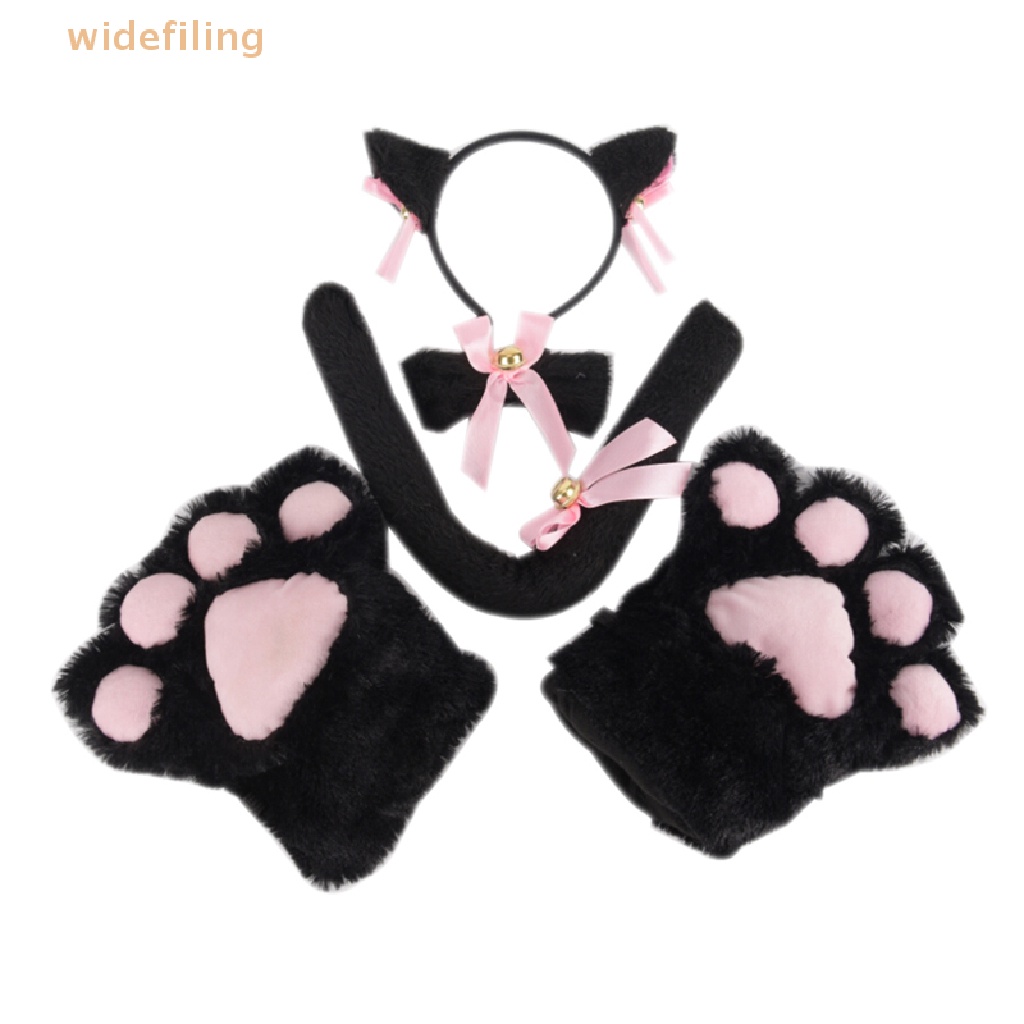 Set 5 Găng Tay Tai Mèo Dễ Thương