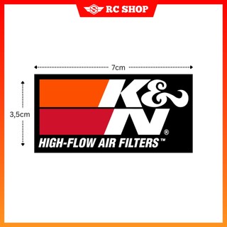 Tem LOGO KN Dán Xe Siêu Ngầu [7cm x 3cm]