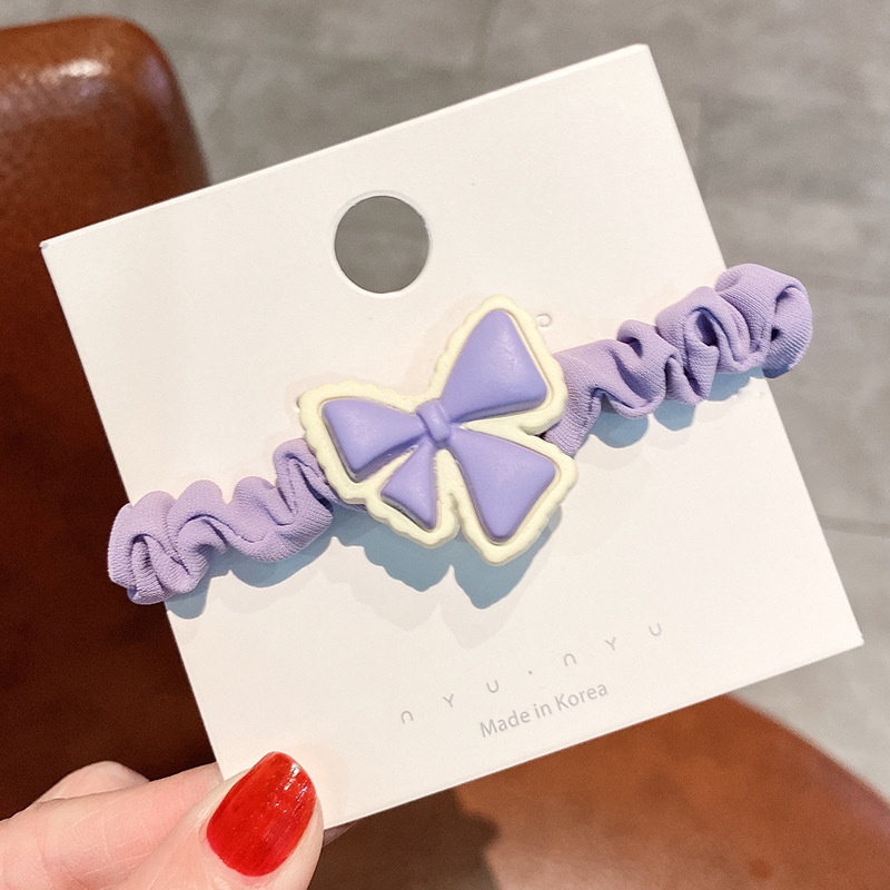 Set 6 Dây Buộc Tóc Nơ Nhỏ Xinh Xắn Thời Trang Cho Nữ