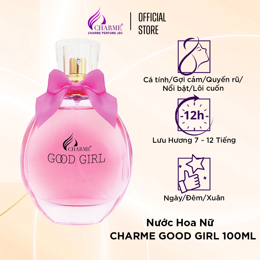 Nước hoa nữ GoodGirl Charme chính hãng đem đến cảm giác ly kỳ huyền bí lưu hương lâu trên 8 tiếng chai 100ml