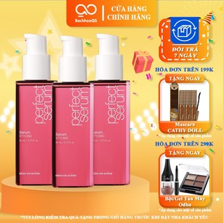 [Mẫu mới] Dưỡng tóc Misen En Scene Styling Perfect Repair tạo kiểu tóc 80ml Hồng - Tinh Dau Duong Toc Miseen Styling