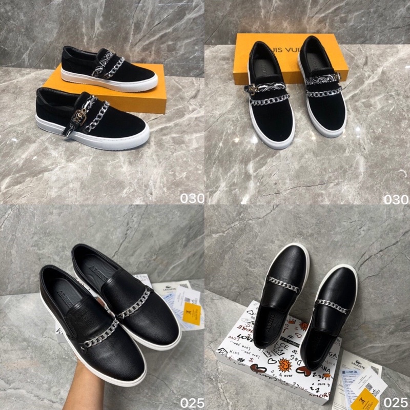 giầy lười da Amiri quai xích - giày slipon dành cho nam