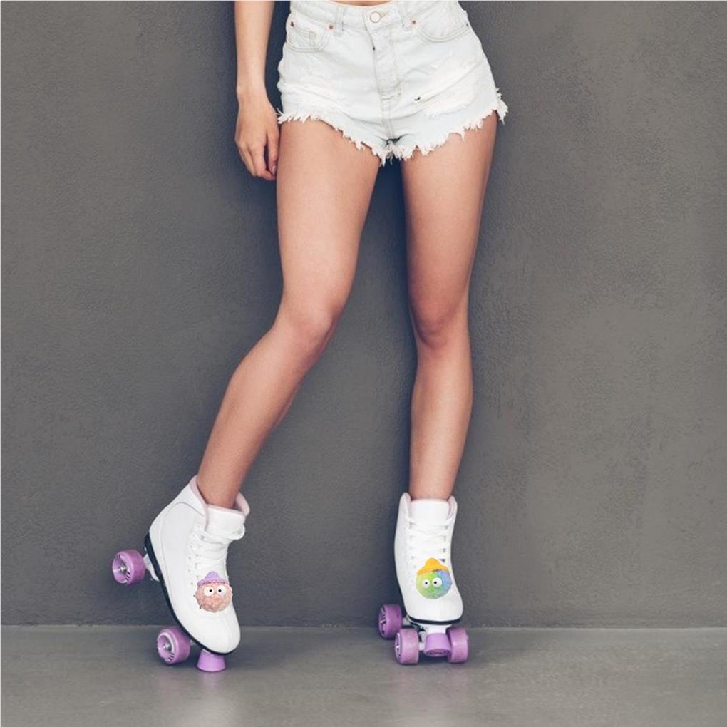 Set 6 Khóa Dây Giày Hình Búp Bê Hoạt Hình Xinh Xắn