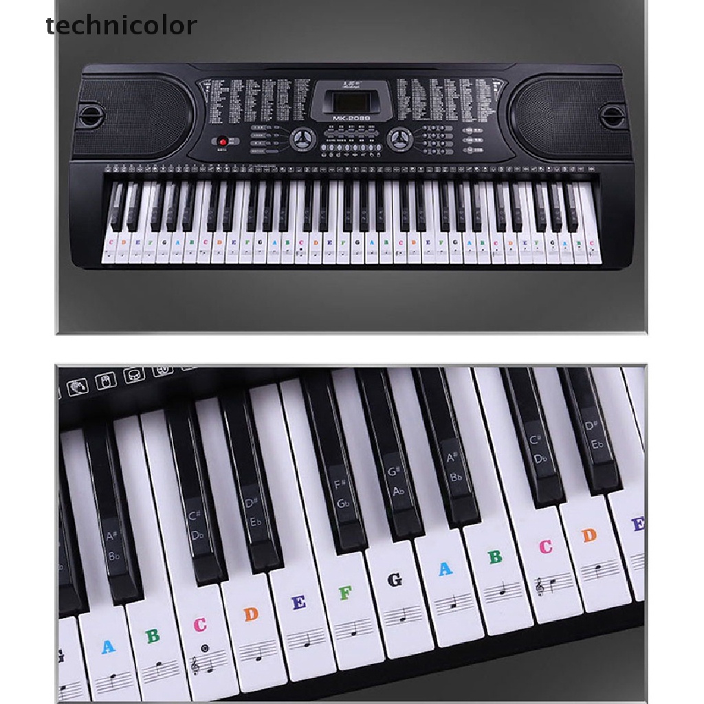 Miếng Dán Phím Đàn Piano 54 / 61 Màu Trong Suốt