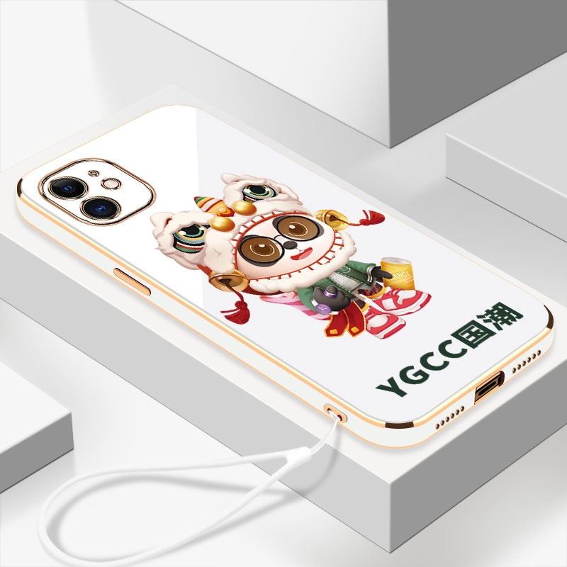 Ốp Điện Thoại Mạ Điện Hình yin and yang Cho iPhone 11 iPhone 11 pro iPhone 11 pro max iPhone 12 iPhone 12 pro iPhone 12 pro max iPhone 12
