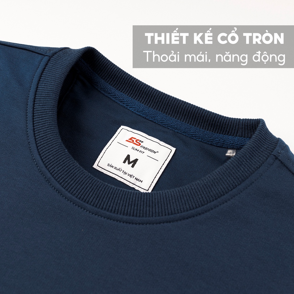 Bộ Quần Áo Nỉ Nam 5S, Chất Cotton Cao Cấp, Thiết Kế In Trẻ Trung, Thoải Mái