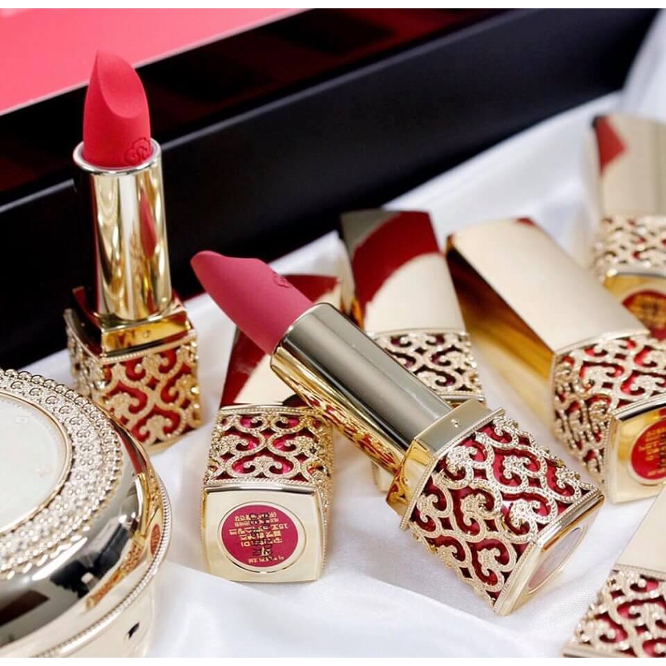 Son lì Whoo Velvet Lip Rouge Hoàng Cung 3,5gr - dòng son nhung mịn lâu trôi
