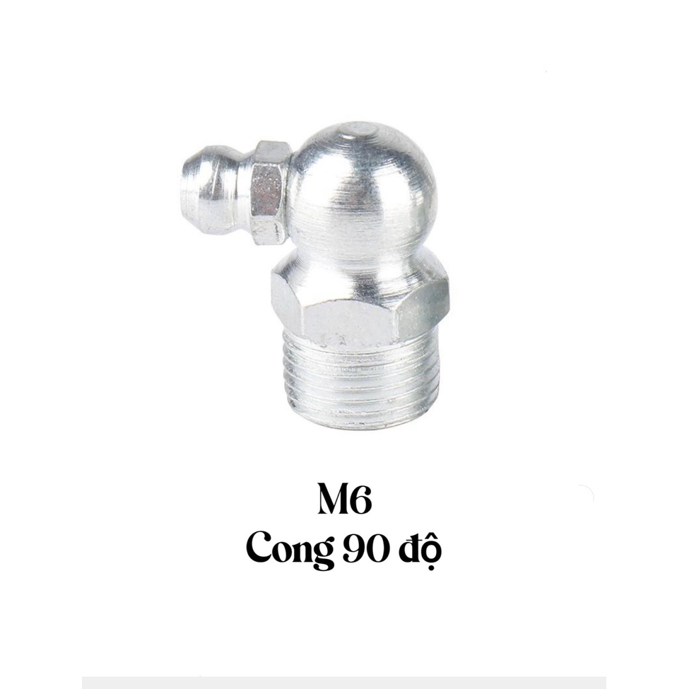 Vú mỡ M6,M8,M10 các loại thẳng, 45 độ, 90 độ