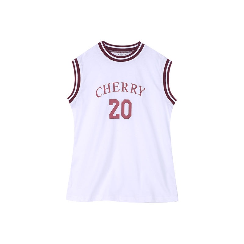 Đầm Thun Bóng Rổ Không Tay Thời Trang Mùa Hè Dành Cho Bé Gái