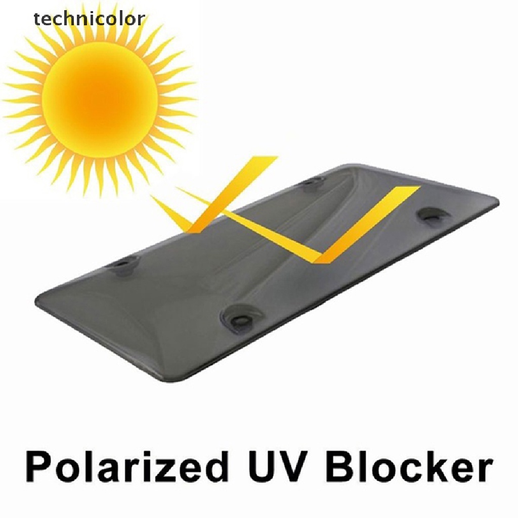 Technicolor d Khung Bảo Vệ Biển Số Xe Hơi Phẳng Màu Trong Suốt TYG