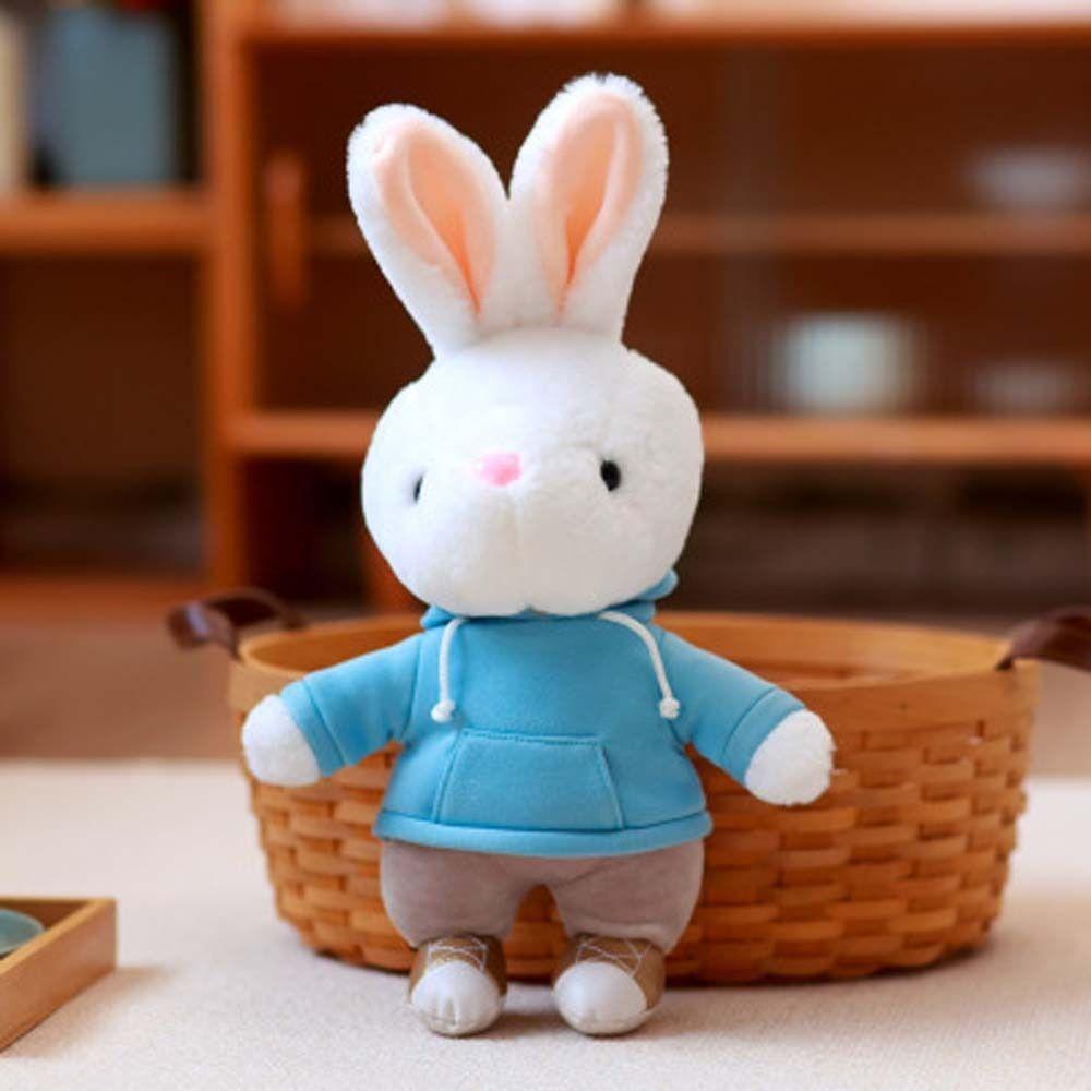 Thỏ Nhồi Bông Mềm Mại Đáng Yêu Trang Trí Nhà Cửa
