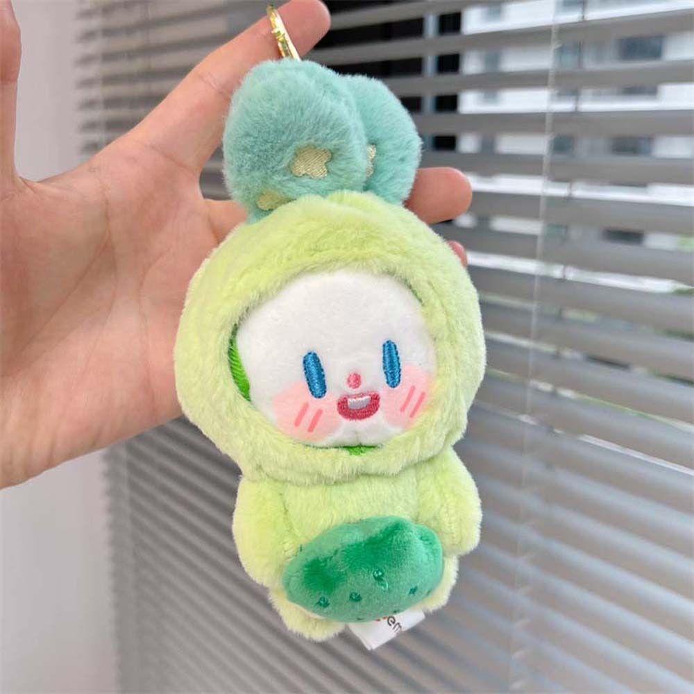 LANFY Móc Khóa Thỏ Nhồi Bông Hoạt Hình Dễ Thương