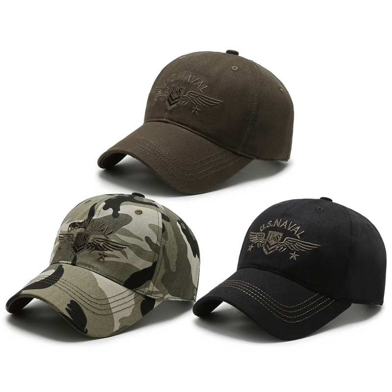 Mũ Lưỡi Trai Thể Thao Họa Tiết Rằn Ri Quân Đội Cho Nam