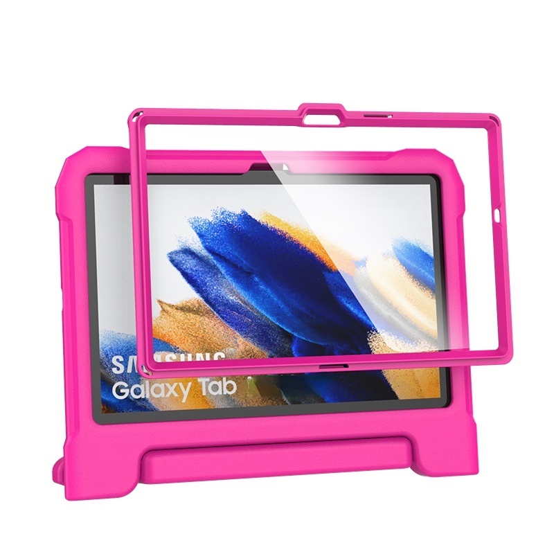 Bao Đựng Máy Tính Bảng Bằng Cao Su Chống Sốc Có Tay Cầm Và Giá Đỡ Cho samsung galaxy tab a7 lite 8.7 sm-t220 sm-t225 Ốp
