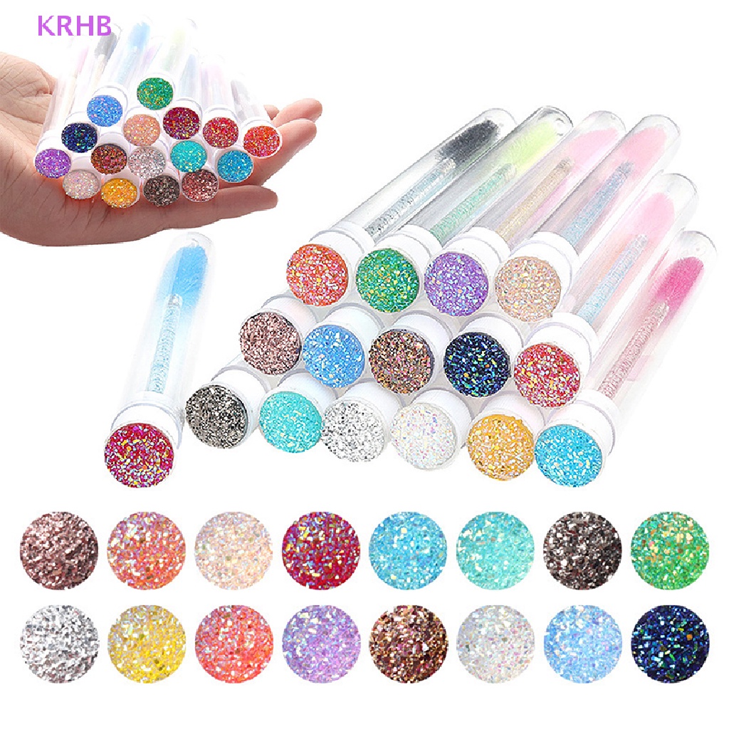 Set 10 Cọ Trang Điểm Lông Mày Có Thể Tái Sử Dụng Tiện Lợi Mới