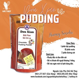 Bột Pudding Hàng Huy Đủ Hương