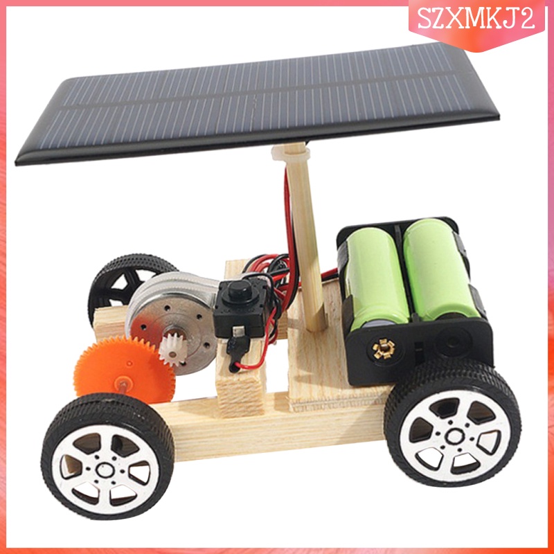 Mô Hình Xe Hơi Sử Dụng Năng Lượng Mặt Trời DIY szxmkj2 Có Thể Sạc Lại