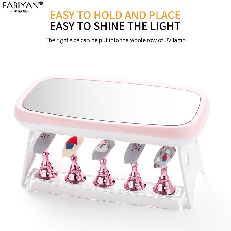 Set 5 Giá Đỡ Nam Châm Trưng Bày Móng Tay Giả