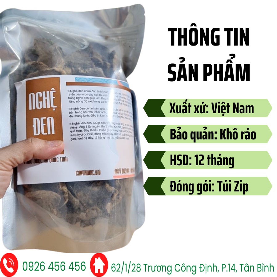 1KG Nghệ Đen Khô Thái Lát [NGUYÊN CHẤT], Củ Nghệ Đen Phòng Ung Thư, Hỗ Trợ Viêm Loét Dạ Dày