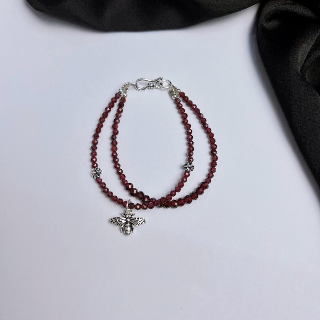 Vòng Tay Garnet Minisize Charm Bạc 925 VTGMK22A Patronus