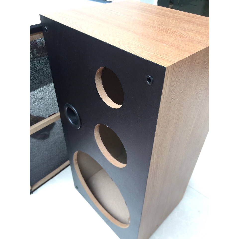 Vỏ Thùng Loa Bass 25, 3 Đường Tiếng - Giá 1 Đôi - Tặng Kèm Bông Tiêu Âm - Loa 2 Tấc 5 - Loa Bát 25
