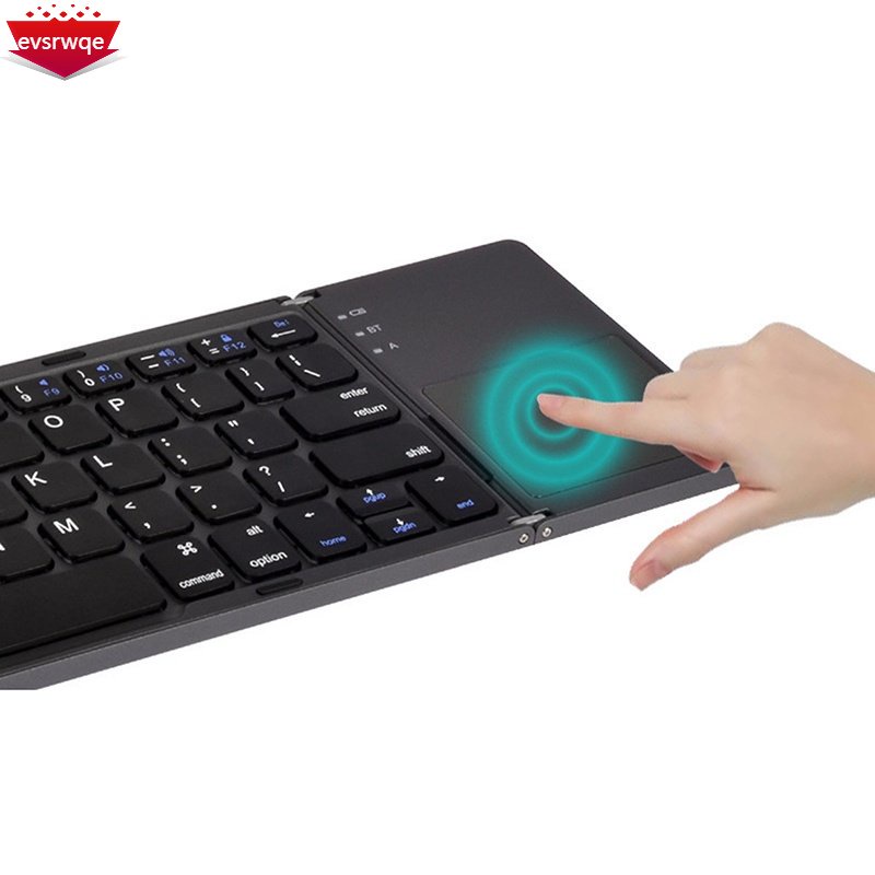 Bàn Phím Bluetooth Không Dây Gấp Gọn Được Kích Thước Nhỏ Gọn Thông Dụng Cho IOS Android Windows PC Tablet Và Điện Thoại Thông Minh